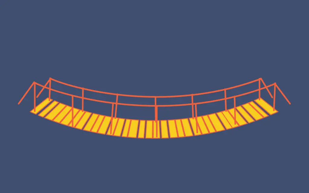 a graphic representation of a bridge
